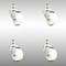 Service Caster 3 Inch 316SS Nylon Wheel Swivel 1/2 Inch Threaded Stem Caster Set SCC-SS316TS20S314-NYS-121315-4 - alternate 1